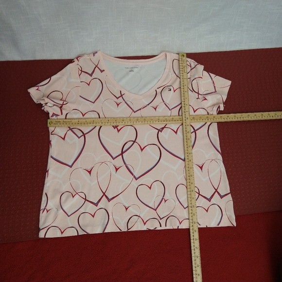 Tommy hilfiger hearts short sleeve tee size 1X - Picture 2 of 11